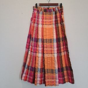 NWT Maeve Plaid Skirt Size Small